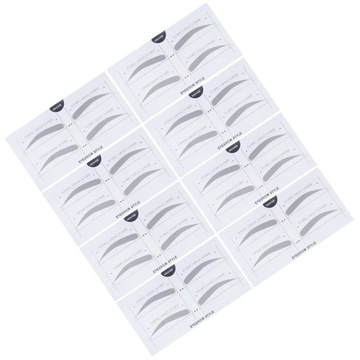 Трафарет для бровей своими руками. Легкие трафареты для макияжа.