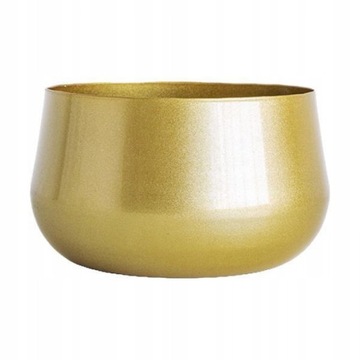2xBrass metalowe doniczki ogrodowe donice