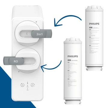 Фильтр для воды PHILIPS AUT4030R400 без бачка под раковину, обратный осмос,