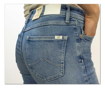 MUSTANG JASMIN SLIM IRIS 412 SPODNIE JEANS W27 L30