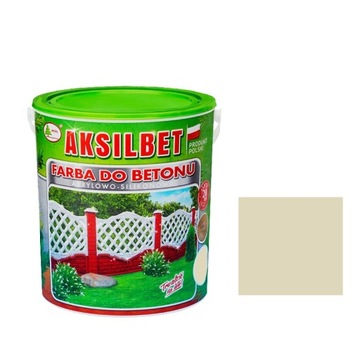 FARBA AKSILBET DO BETONU OGRODZEŃ 1L BEŻOWY