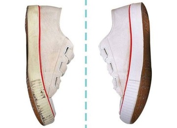 ВАК ДЛЯ ОБУВИ СИЛЬНАЯ ПОКРЫВАЮЩАЯ КРАСКА, БЕЛЕЛИТЕЛЬ