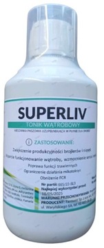 na wątrobę Farmwet Superliv 250ml tonik wątrobowy zioła dla drobiu niosek