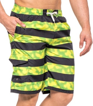 SPODENKI KĄPIELOWE MĘSKIE SZORTY - No1 - ZL - XL