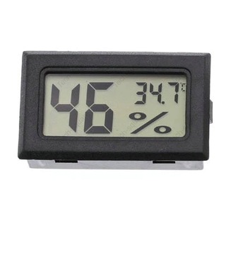 Termometr+higrometr montażowy samochodowy -50+70°C