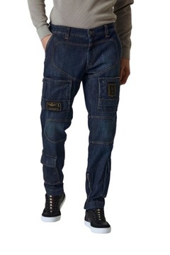 Aeronautica Militare Anti-G nohavice jeans pas 92 M