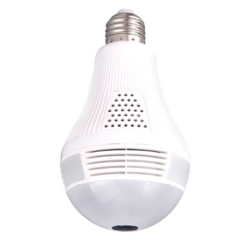 IP-камера Wi-Fi-мониторинг 360° в светодиодной аудиолампе LIVE BULB