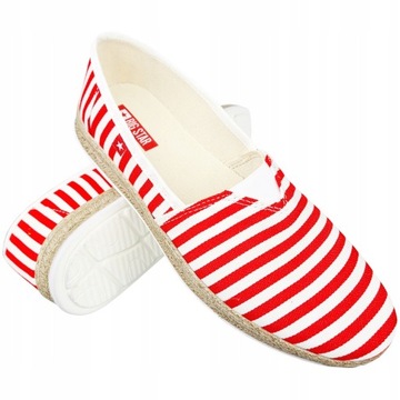 Espadryle damskie Big Star czerwone FF276028 37