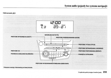 Honda Civic 5d 2006-2010 +Radio Instrukcja Obsługi