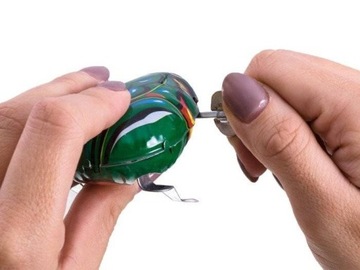 ИГРУШКИ PRL МЕТАЛЛ ЛЯГУШКА ЗАВОДНАЯ ЛЯГУШКА С КЛЮЧОМ ПРЫГАЮЩАЯ ИКОНИЧНАЯ