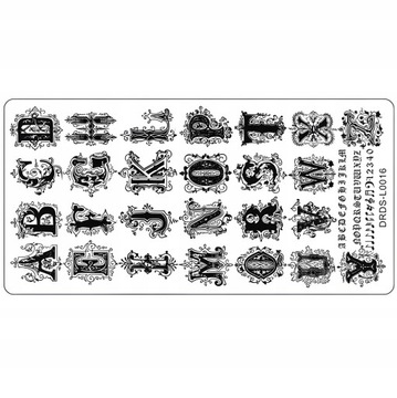 Blaszka Płytka do Stempli do zdobienia Paznokci DRDS-L0016