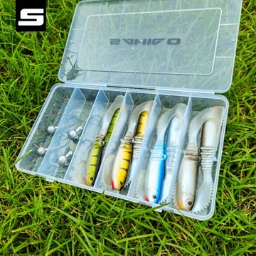 ZESTAW PRZYNĘT Sahido KILLER BITER NATURAL SET 11CM SZCZUPAK SANDACZ SUM