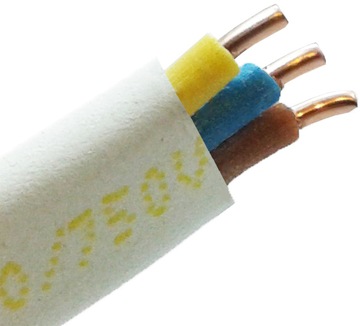 YDYp 4x1,5 750V PRZEWÓD KABEL PŁASKI YDYP 4x1,5mm