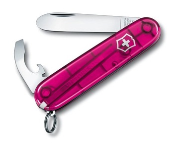 Mój pierwszy VICTORINOX, transparentny czerwony
