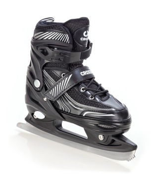 Rolki Łyżwy Wrotki Regulowane 4w1 Croxer Optima Black 39-42