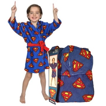 SZLAFROK DZIECIĘCY CHŁOPIĘCY SUPERMAN 110-116