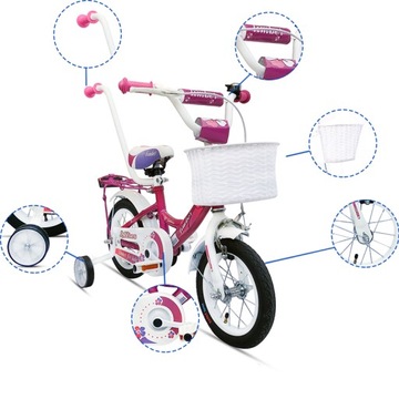 Детский велосипед BMX 12 дюймов + руководство