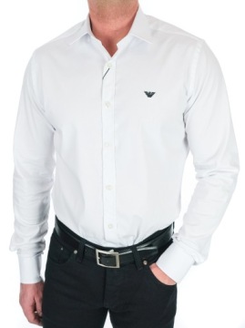 РУБАШКА EMPORIO ARMANI CLASSIC CASUAL SLIM FIT БЕЛАЯ S