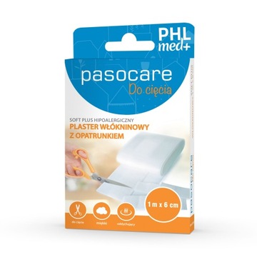 Plaster włókninowy z opatrunkiem 6cm x 1m PASOCARE