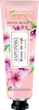 BIELENDA JAPAN BEAUTY KREM DO RĄK WIŚNIA + JEDWAB