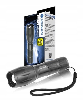 LATARKA LED CREE XML2 5 TRYBÓW ZOOM 600lm 200m 10W
