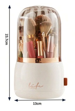 ОРГАНАЙЗЕР ВРАЩАЮЩАЯСЯ КИСТЬ ДЛЯ ГУБНОЙ ПОМАДЫ КОНТЕЙНЕР F19 БЕЛЫЙ