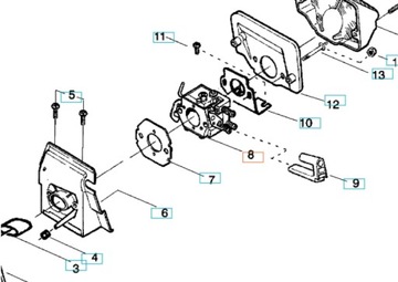 Карбюратор на пилы Husqvarna 136, 36, 141