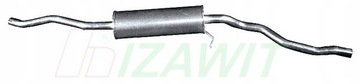 TŁUMIK ŚRODKOWY - FORD SEAT VOLKSWAGEN ___ IZAWIT