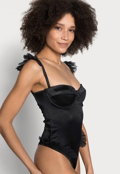 OW Intimates Черное кружевное боди M