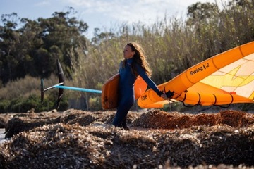 Крыло F-one Swing V2 E-Flame/Abyss 4,2м