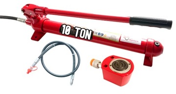 POMPA + SIŁOWNIK HYDRAULICZNY 10T ROZPIERAK NISKI