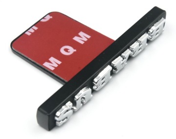 Эмблема, значок, логотип Mercedes Brabus, хромированная решетка