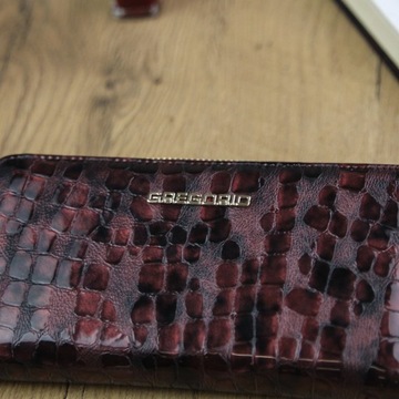 ОРИГИНАЛЬНЫЙ БОЛЬШОЙ ЖЕНСКИЙ КОШЕЛЕК GREGORIO НА МОЛНИИ