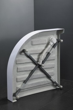 ДУШЕВОЙ ПОДДОН 100x100x13 АКРИЛОВЫЙ БЕЛЫЙ СИФОН