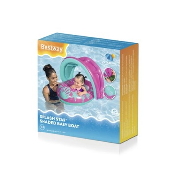 Кольцо для плавания для младенцев, круг, понтон, надувное сиденье, навес