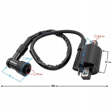 КАТУШКА ВЫСОКОГО НАПРЯЖЕНИЯ МОТОЦИКЛА MORETTI 4T