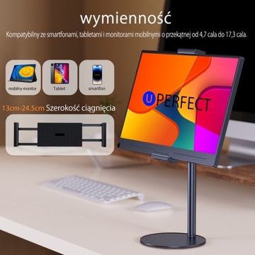 Регулируемый по высоте держатель для планшета и телефона, металлическая подставка для планшета, вращающаяся на 360°.