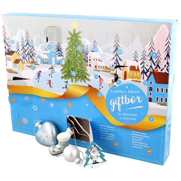 АДВЕНТ-КАЛЕНДАРЬ 24 РОСКОШНЫЕ АРОМАТИЧЕСКИЕ СВЕЧИ