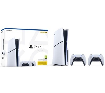 SONY PlayStation 5 Slim 2x DualSense + игровая консоль