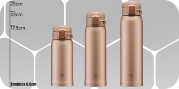 Kubek termiczny termos ZOJIRUSHI SM-SR36E-VP fioletowy japoński