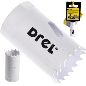 OTWORNICA KORONKA BIMETAL DO DREWNA METALU 19 mm