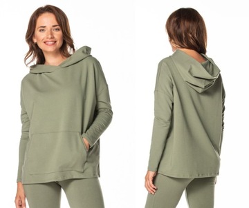 Bluza dresowa oversize luźna, z kapturem L/XL/2XL