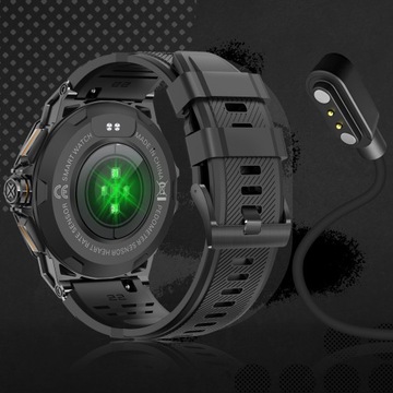 SMARTWATCH ZEGAREK MĘSKI MENU POLSKIE SPORT PULS ROZMOWY SMART WATCH AMOLED