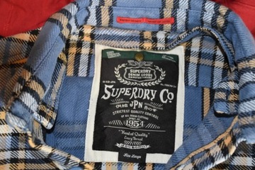 Superdry koszula męska L 41 flanela kocowa