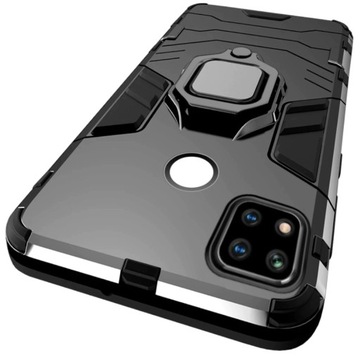 ETUI PANCERNE RING DO XIAOMI REDMI 9c + SZKŁO 9H