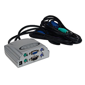 4 PORT AUTO KVM SWITCH VGA 2xPS2 MPB079