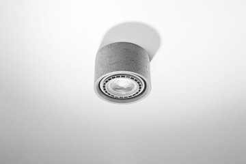Basic lampa sufitowa spot 1xGU10 beton