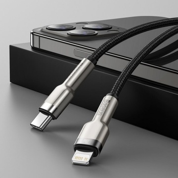 КАБЕЛЬ BASEUS USB TYPE C НА LIGHTNING ДЛЯ IPHONE PD 20ВТ 1М