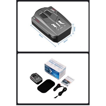 Автомобильный радар -детектор на 360 градусов без слепых