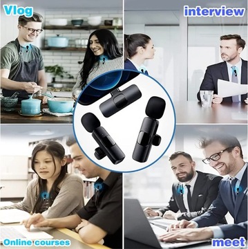 Мини-мини-беспроводной петличный микрофон портативный